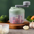 Compact Hand-Crank Food Chopper - Imagem 1